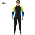 thumbnail image 3 of Titisuques Ultrathin Manga larga Pantalones largos Traje de baño One Piece Professional Impermeable espesado para nadar Snorkeling Surfing Man / Amarillo 3xl kenally OD017133-24, 3 of 7