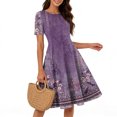 thumbnail image 4 of Fashion A-Line Dress for Women CIENVNSTG Flowy Summer Dress Perfect for Casual Outings or Parties, 4 of 6
