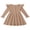 H, variant on Gyratedream Toddler Fall Winter Long Sleeve Dress Ruffle Long Sleeve Ribbed Knit Button Down Casual Dresses 2-7 Years