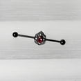 thumbnail image 5 of Body Candy Womens 14G Stainless Steel Black Helix Lacy Drop Industrial Barbell 1 1/2, 5 of 8