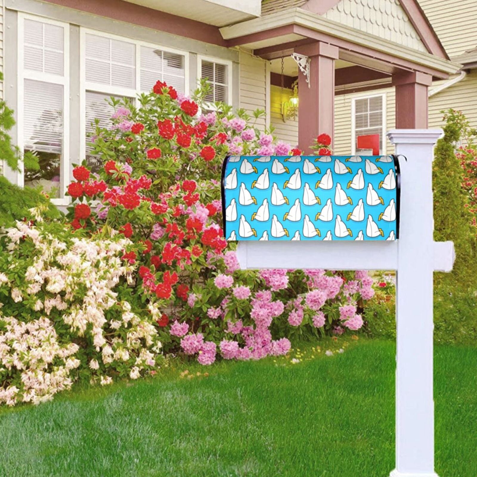Kdxio Magnetic Mailbox Cover 21x18 in Mailbox Cover Outdoor Decoration Holiday Mailbox Covers for Home Garden Yard-21x18 in