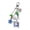 Blue, variant on Sentimental Star Wishes Bottle And Fish Acrylic Keychain Ideal For Commuters Lightweight Keepsakes Accessory