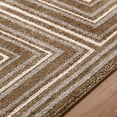 thumbnail image 6 of Mark&Day Area Rugs, 7x9 Cam Global Dark Brown Area Rug, Dark Brown Taupe Light Gray Carpet for Living Room, Bedroom or Kitchen (6'7" x 9'), 6 of 7