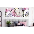 thumbnail image 2 of Tiptophomedecor Stretched Canvas Floral Art - Rose Composition Narrow Colourful - Stretched & Framed Ready To Hang Art, 2 of 3