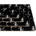 thumbnail image 3 of Home Cork Placemats 18 x 12-Inch Set of 4 (Dancing Skeletons), 3 of 4