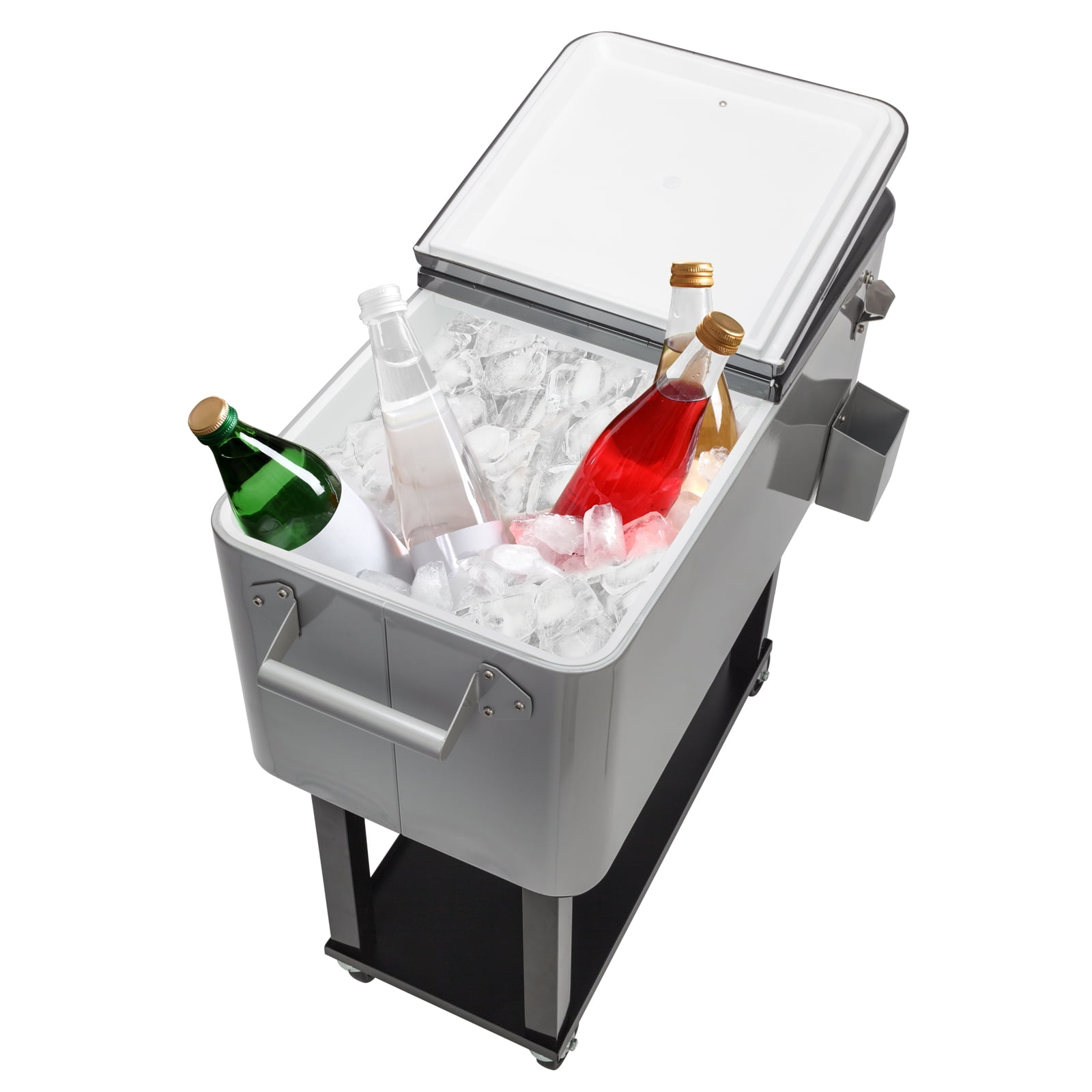 80QT Iron Spray Cooler with Shelf