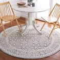 thumbnail image 2 of SAFAVIEH Metro Lorenzo Medallion Area Rug, Grey/Ivory, 6' x 6' Round, 2 of 8