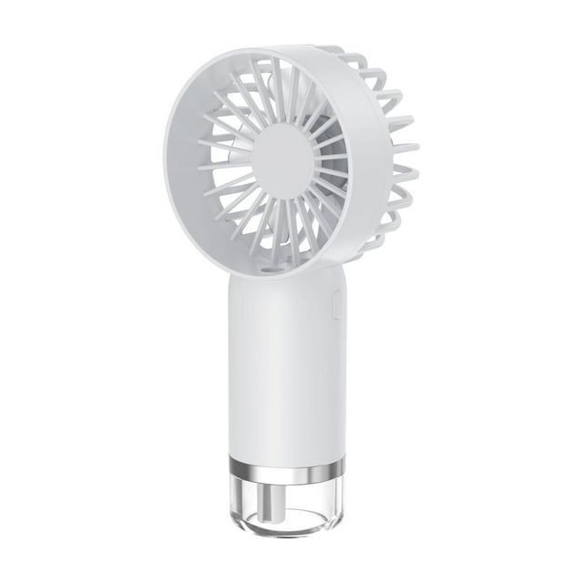 Boovnll Ventilateur Portable, Ventilateur à Brumisation Rechargeable USB Haute Vitesse Réglable Léger Compact à Main pour Extérieur, Voyage, Camping, Vacances, Cadeau d'Été, Mini Ventilateur - Ventilateur
