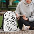 thumbnail image 6 of Super Mario Backpack Large Capacity Backpack 17 Inch Laptop Backpack for Daily College Work Travel, 6 of 9