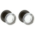 thumbnail image 4 of Baldwin Fd.Ccy.Crr Contemporary Crystal Non-Turning Two-Sided Dummy Door Knob Set - Nickel, 4 of 7