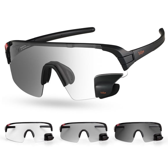 Gafas de ciclismo TriEye con espejo retrovisor UV400