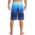 thumbnail image 3 of INSPIRE CHIC Men's Colorblock Striped Adjustable Drawstring Vacation Surfing Board Shorts 34 Blue, 3 of 4