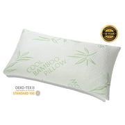 Comfylife King Size Shredded Memory Foam Adjustable Pillow, Antibacterial Bamboo Bed Pillow, Removable and Washable (1 Pack)