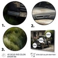thumbnail image 3 of Designart Vintage Car At The Barn Canvas Wall Art, 3 of 5