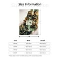 thumbnail image 3 of Walking Dead Throw Blanket 50"X40" Soft Flannel Lightweight Plush Air Conditioner Quilt Suitable For Sofa,Living Room,Bedroom,Double Bed, 3 of 3