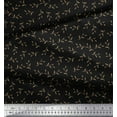 thumbnail image 3 of Soimoi Rayon Fabric Artistic Leaves Print Fabric by Yard 56 Inch Wide, 3 of 5