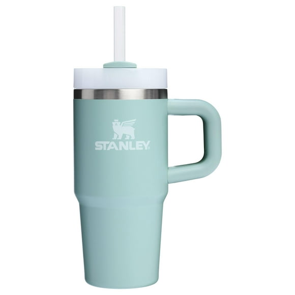 Tumbler Stanley Quencher H2.0 with Handle & Straw 400mL Seafoam