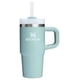 thumbnail image 1 of Vaso Stanley Quencher H2.0 con mango y pajita, 400 ml, Seafoam, 1 of 4