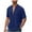 Dark Blue, variant on T-Shirts for Man Plus Size Short Sleeve V-Neck Lightweight Tops & Blouses Summer Casual Loose Fitness Pullover T-Shirt Gifts for Men KhakiXXL