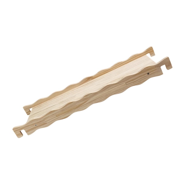 Director de hámster de madera, puente de hámster enano, juguetes de sala de estar de jaula de ratas, rampa para puente de escalera de madera para háms C