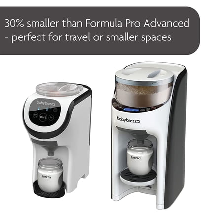 Baby Brezza Formula Pro Mini Baby Formula Mixer Machine Fits Small Spaces and is Portable for Travel Bottle Makers Makes The Perfect Bottle for Your Infant On The Go, White