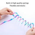 thumbnail image 4 of Rainbow Striped Telescopic Spring Cats Toy with Soft Plush Covering for Interactive Playtimes Engaging Cats Lover Gift, 4 of 7