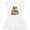 AA-White, variant on Inktastic Lets Taco Bout It Girls Toddler Dress