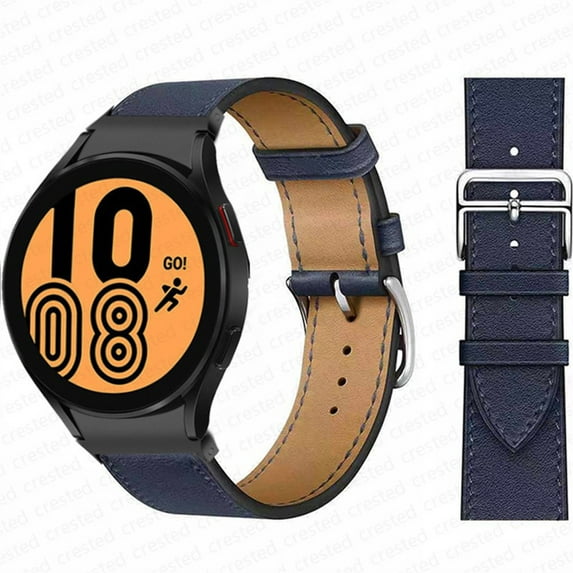 No Gaps Leather Band For Samsung Galaxy Watch 4 classic 46mm 42mm 44mm 40mm smartwatch belt Bracelet correa Galaxy Watch 4 strap