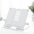 thumbnail image 1 of Metal Reading Stand.metal Book Stand.book Stand White.reading Stand Cookbook, 1 of 4