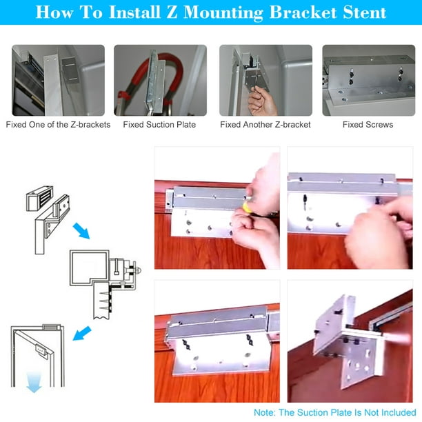 Z Holder Stand Stents For 280KG 600lbs Holding Force Magnetic Lock