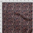 thumbnail image 3 of oneOone Polyester Lycra Red Fabric Animal Skin Fabric For Sewing Printed Craft Fabric By The Yard 56 Inch Wide, 3 of 4