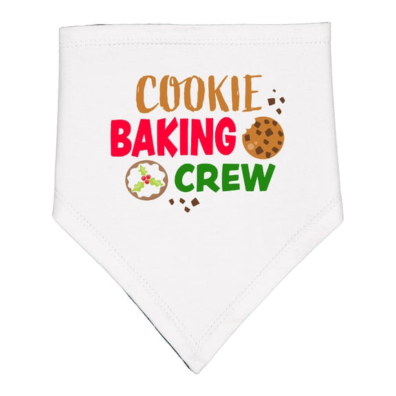 Inktastic Christmas Cookie Baking Crew Baby Bandana Bib