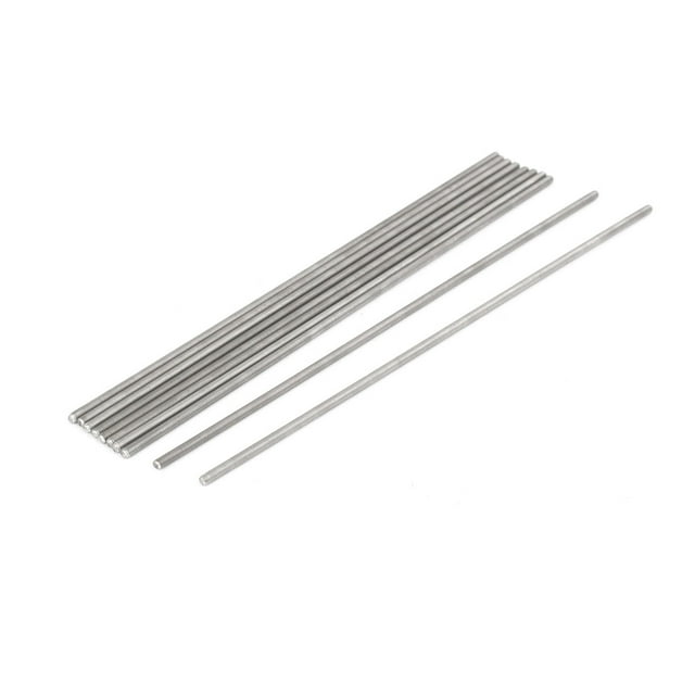 Unique Bargains M3 x 180mm 0.5mm Pitch 304 Stainless Steel Fully Threaded Rods Bar Studs 10 Pcs