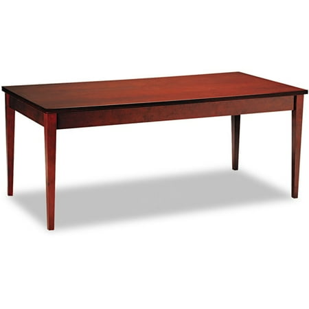 Mayline Luminary Series Wood Veneer Table Desk, Cherry