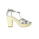 thumbnail image 2 of Sandalia de vestir Tacones Mujer Sintetico Silver Plata Leon 484117, 2 of 4