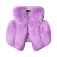 thumbnail image 3 of Toddler Winter Jacket Girls Faux Fur Vest Thick Warm Shoulder Outwear, 3 of 5