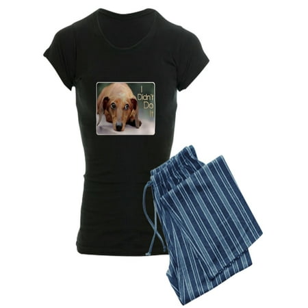

CafePress - I Didn t Do It Dachshund - Women s Dark Pajamas