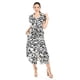 thumbnail image 1 of Vestido camisero estampado tropical Roman Fashion /Juvenil, 2619 (Negro) negro CH, 1 of 5