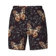 thumbnail image 4 of Lsque Mens Swim Trunks Butterfly1 Pattern - Bathing Suit Compression Liner - Beach Swim Shorts Swimwear - (S-3XL) - Stretch Quick Dry -, 4 of 9
