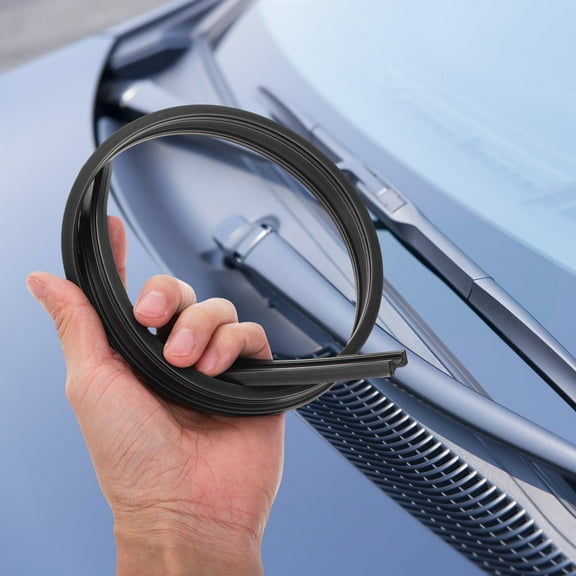 BESTYASH 4Pcs Frameless Car Windshield Wiper Refills Rubber Compatible with Most Vehicles