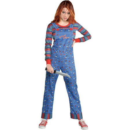 Party City Chucky Halloween Costume for Women, Child’s Play Includes Jumpsuit
