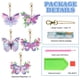 thumbnail image 4 of Llaveros artísticos con diamantes DIY mariposa 10 Uds, 4 of 4