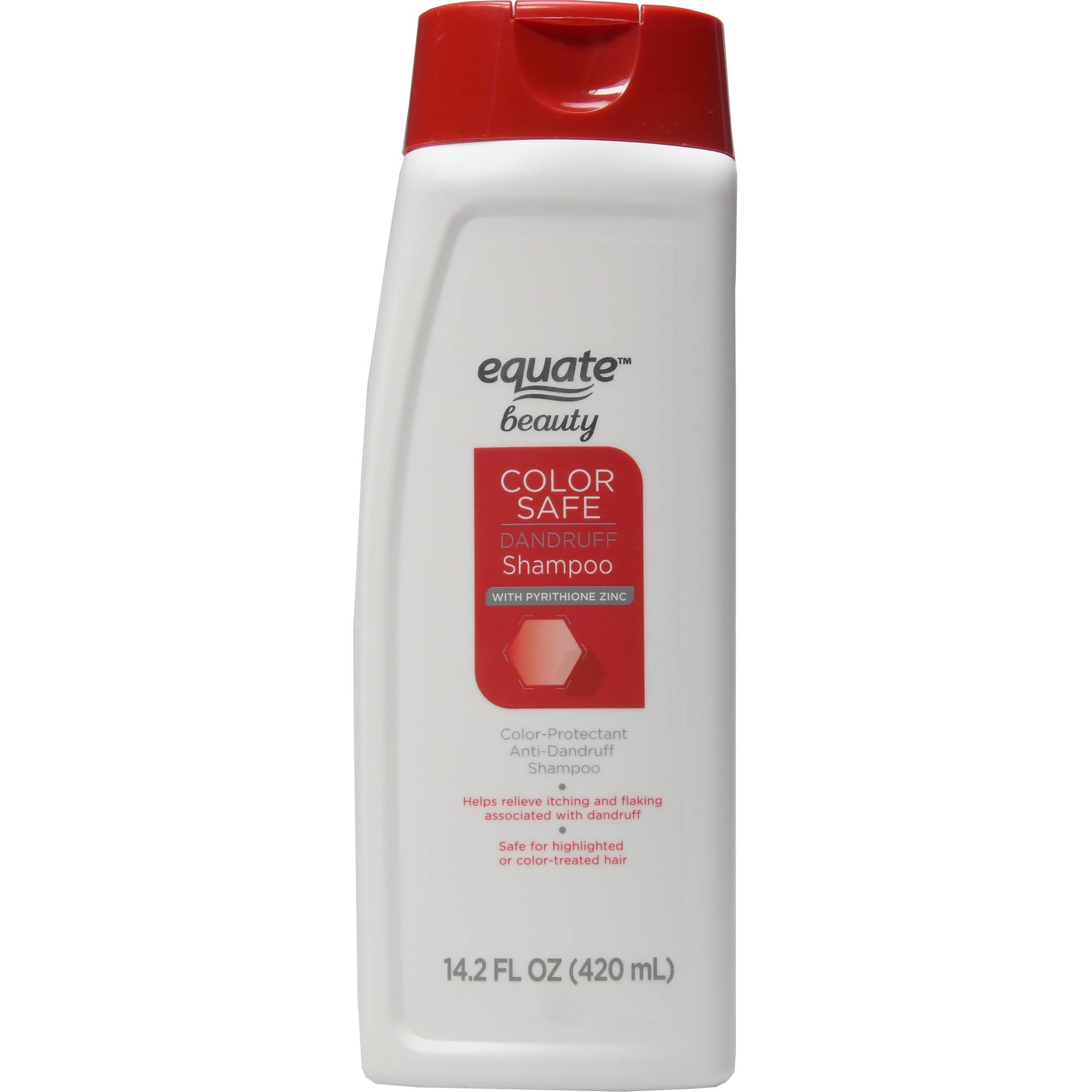 (2 Pack) Equate Beauty Color Safe Dandruff Shampoo with Pyrithione Zinc, 14.2 fl oz Walmart