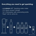 thumbnail image 3 of SodaStream Art (Black) Sparkling Water Maker Bundle, with CO2, DWS Bottles, and Pepsi Flavor Mix, 3 of 11