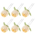 thumbnail image 4 of 6 Unidades Pernos de Pelo Clips Horquil Pin de Cabello Accesorio Boda para Mujer Chica Amarillo Soledad Boda de la novia del Pin del pelo, 4 of 10