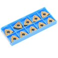 thumbnail image 2 of 10 Pcs Insert de Tour CNC Lame en Carbure Solide Indexable Coupe WNMG080408TM LF9018, 2 of 4