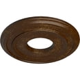 thumbnail image 3 of Ekena Millwork 12 3/8"OD x 4"ID x 1 1/8"P Classic Ceiling Medallion (Fits Canopies up to 7 1/4"), Hand-Painted Root Beer Crackle, 3 of 6