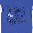 thumbnail image 3 of Inktastic Heart New Big Sister Gift Baby Girl Bodysuit, 3 of 4