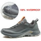thumbnail image 2 of Zapatillas de senderismo HUMTTO para hombre, todo terreno, impermeables, color gris, talla 11, 2 of 9