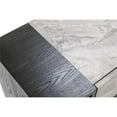 thumbnail image 5 of Modrest Maranello Modern Wood & Faux Marble Nightstand in Wash Gray, 5 of 6